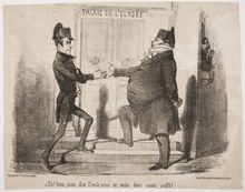 Honoré Daumier, Eh! bien, mon cher Emile, vous en voila donc aussi coiffe!, [n.d.]