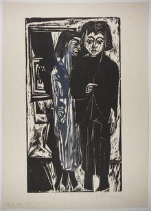 Ernst Ludwig Kirchner, The Poet Knoblauch and his Wife, 1915