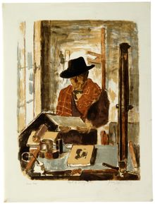 Pierre Eugene Clairin, Ravel the Lithographer, 1949