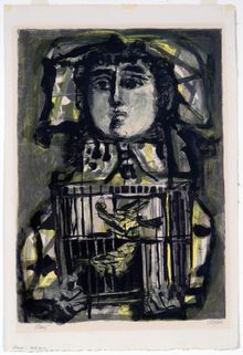 Antoni Clavé, Child with a Cage, 1950