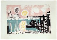 Bruno Saetti, The Motorboat, 1954