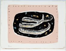 Zoran Mušič, Fishes, 1949