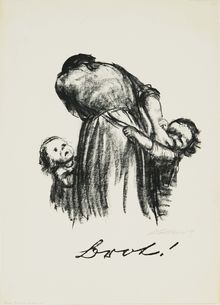 Käthe Kollwitz, Bread!, 1924