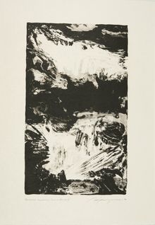 Adja Yunkers, Skies of Venice V, 1960