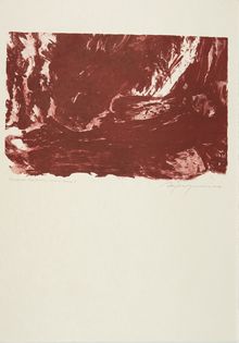 Adja Yunkers, Skies of Venice VI, 1960