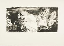 Adja Yunkers, Skies of Venice VIII, 1960