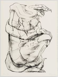 Rico Lebrun, Inferno Series F, January 2-4, 1962