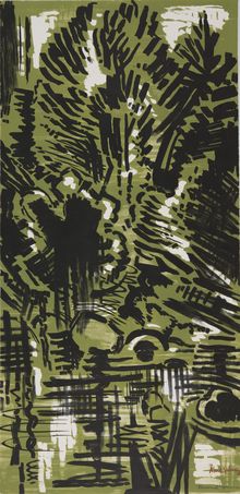 Karl Schrag, Pond in a Forest, May 2-7, 1962