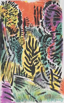 Karl Schrag, Overgrown Path, June 18-28, 1962