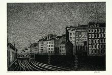 Mario Avati, Towards Saint Lazare Station, January 1955