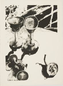 Wesley Chamberlin, Still Life for a Catholic Vintner, March 1962