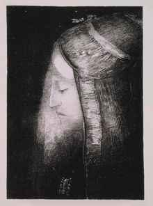 Odilon Redon, Profile of Light, 1886