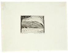 Roger Vieillard, Vosges Landscape, 1940