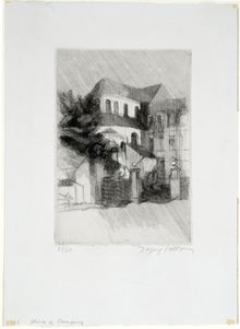 Jacques Villon, The Apse of the Church of Beaugency, 1939
