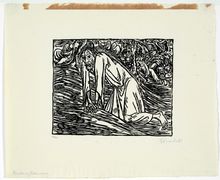 Ernst Barlach, Christ in Gethsemane, 1919