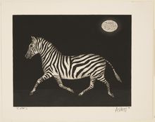 Mario Avati, Zebra in the Moonlight, 1959