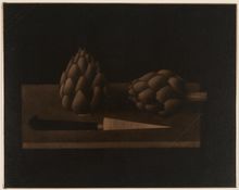 Mario Avati, Still Life with Artichokes, 1959