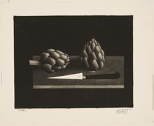 Mario Avati, Still Life with Artichokes, 1959