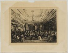 Peter Halm, Untitled (Ballroom scene), 1854