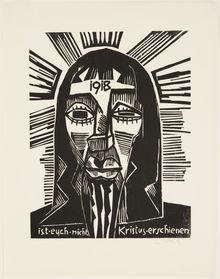 Karl Schmidt-Rottluff, Christ, 1918