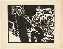 Karl Schmidt-Rottluff, The Miraculous Draught of Fishes, 1918