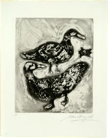 Marc Chagall, The Tortoise and the Two Ducks, 1952