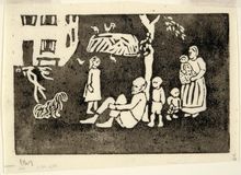 Gabriele Münter, Farming Family, ca. 1912