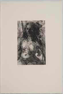 William Brice, Female Figure, January 1962