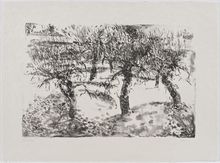 William Brice, Winter Orchard, January 1962