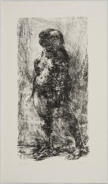 William Brice, Standing Figure, February 1962