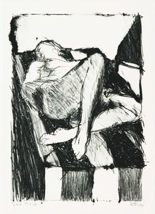 Richard Diebenkorn, Reclining Figure I, April 24-May 15, 1962