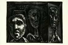 William Brice, Three Heads, 1951