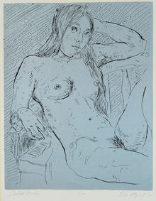 Elliot Elgart, Seated Nude, 1970