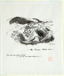 Dorothy Woodhead Brown, The Dunes Sleep On, 1970