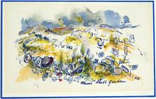 Dorothy Woodhead Brown, Butterfly and Mini Sand Garden;  Mini Shell Garden, 1970