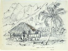 Dorothy Woodhead Brown, Beach at Aimeo, 1966