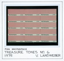 Victor Landweber, Treasure Tones No. 6: Pink Masterpieces, 1975