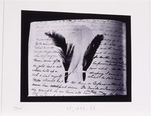 James Welling, Feather, 1977-1986