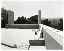 James Welling, Concrete Placement BAC-A "From the Rooftop looking toward the Getty", 2004