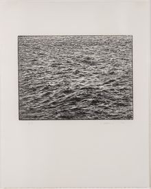 Vija Celmins, Ocean Surface Woodcut 1992, 1992