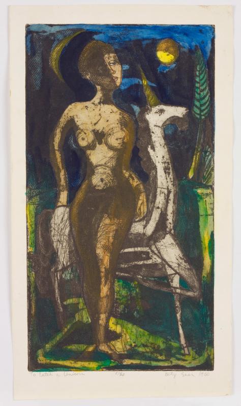 To Catch a Unicorn, by Betye Saar, 1960