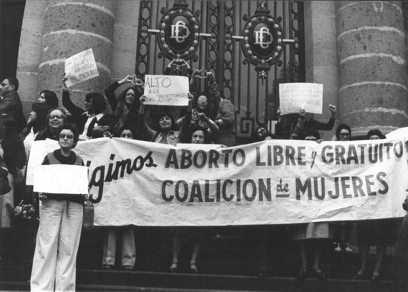 Por aborto libre y gratuito. Coalición de Mujeres Feministas, 1977.