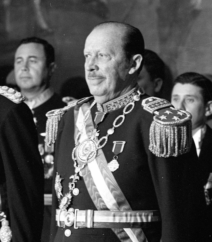 Paraguayan dictator Alfredo Stroessner, April 1977
