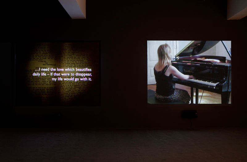 Arabesque, by Dara Birnbaum, 2011 (partial view)