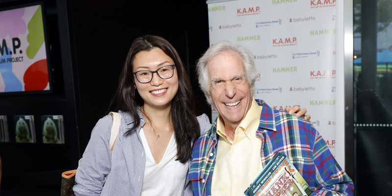 Kerry Yang and Henry Winkler
