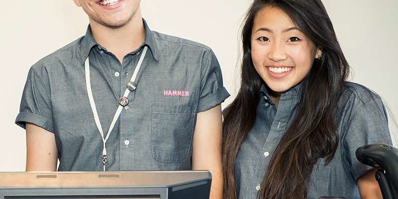 Visitor experience representatives at the Hammer