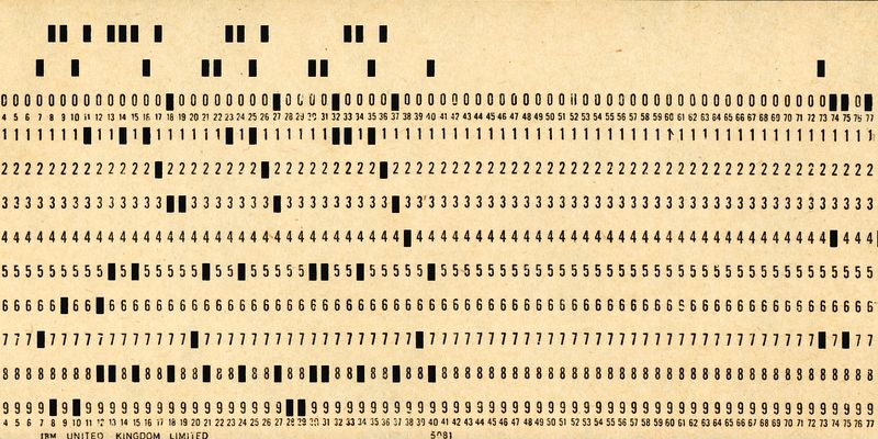 Used Punchcard
