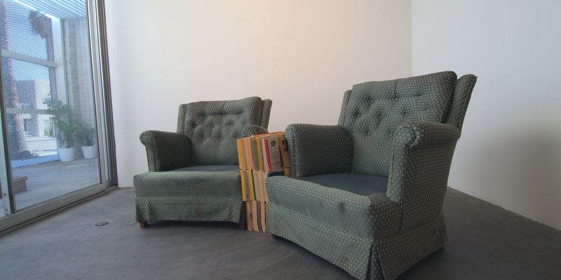 Rodney McMillian, Chairs and Books