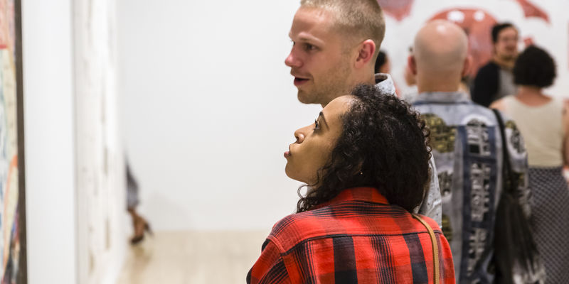 Looking at art