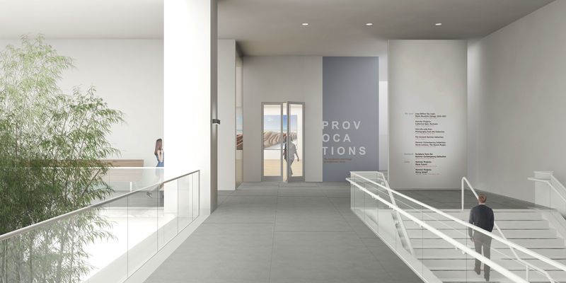Hammer Museum rendering. Michael Maltzan Architecture.